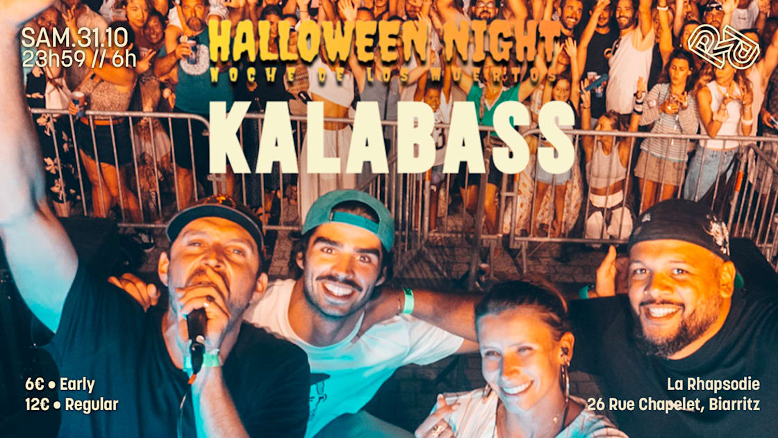 Affiche La Noche De Los Muertos @La Rhapsodie : Kalabass, Biarritz · Billets Shotgun
