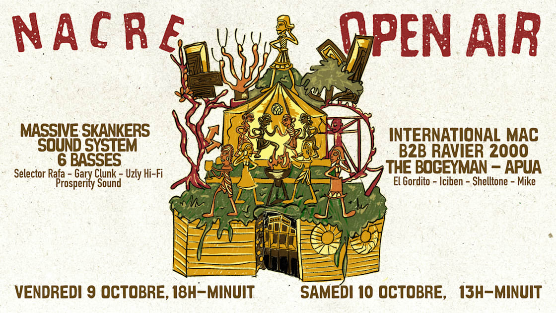 Affiche Nacre Big Open Air, Bordeaux · Billets Shotgun