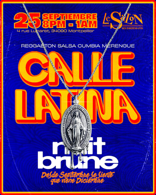 Affiche Calle Latina By Nuit Brune, Montpellier · Billets Shotgun