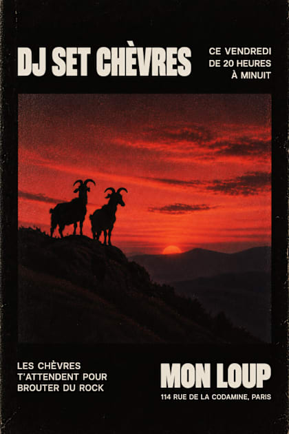 Affiche Dj Set Rock Indie/Grunge, Paris · Billets Shotgun