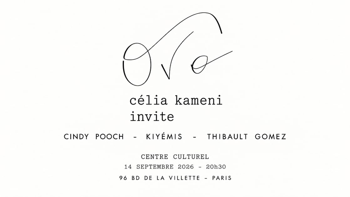Affiche Célia Kameni Invite... Au Centre Culturel 14/09, Paris · Billets Shotgun
