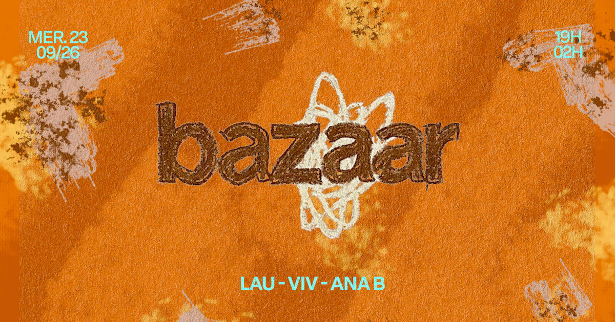 Affiche Bazaar, Paris · Billets Shotgun