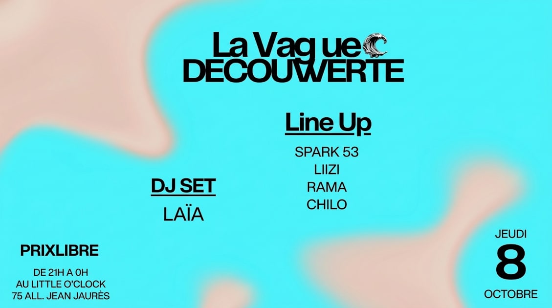 Affiche La Vague Découverte V, Toulouse · Billets Shotgun