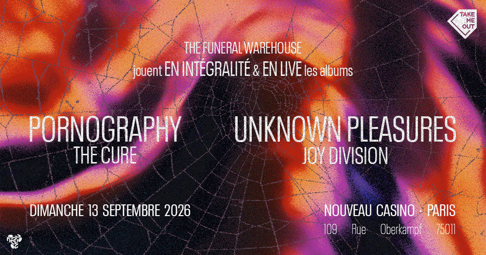 Affiche The Cure &amp; Joy Division : Live Tribute !, Paris · Billets Shotgun