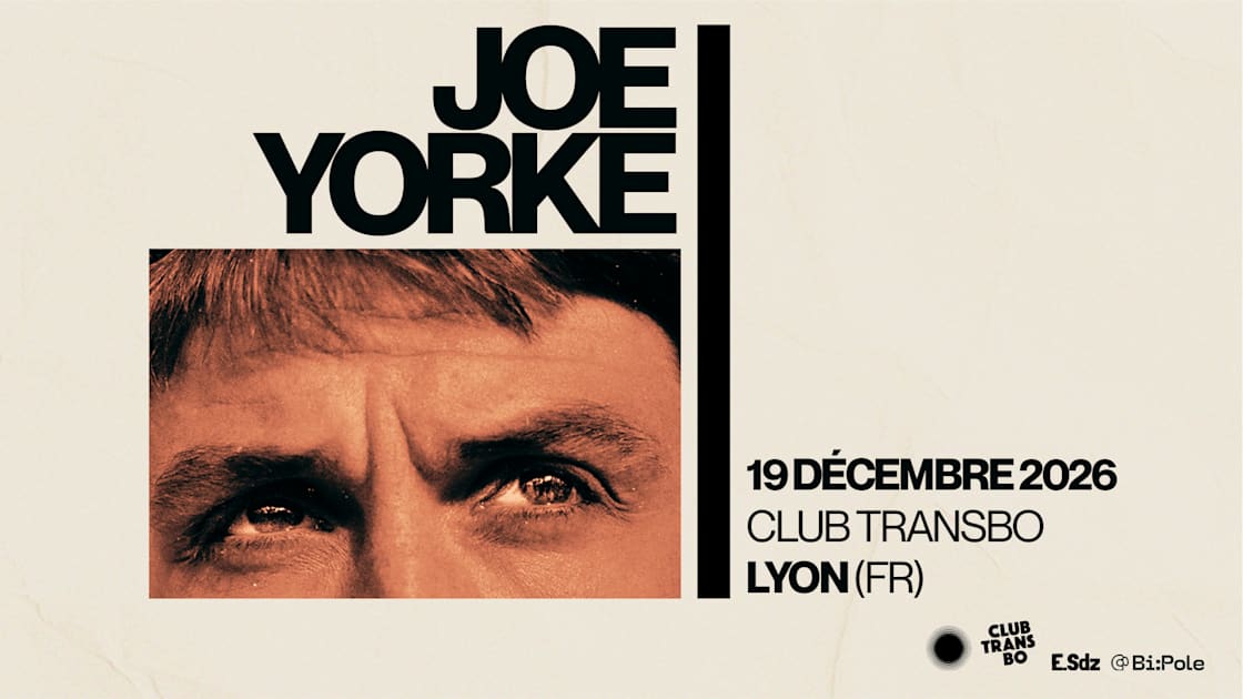 Affiche Joe Yorke + 1ère Partie @ Le Transbordeur, Lyon, Villeurbanne · Billets Shotgun
