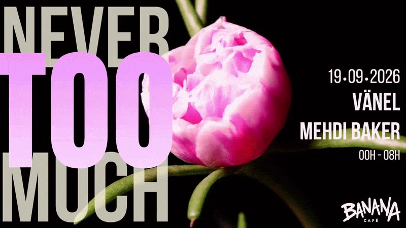 Affiche Never Too Much 003, Paris · Billets Shotgun