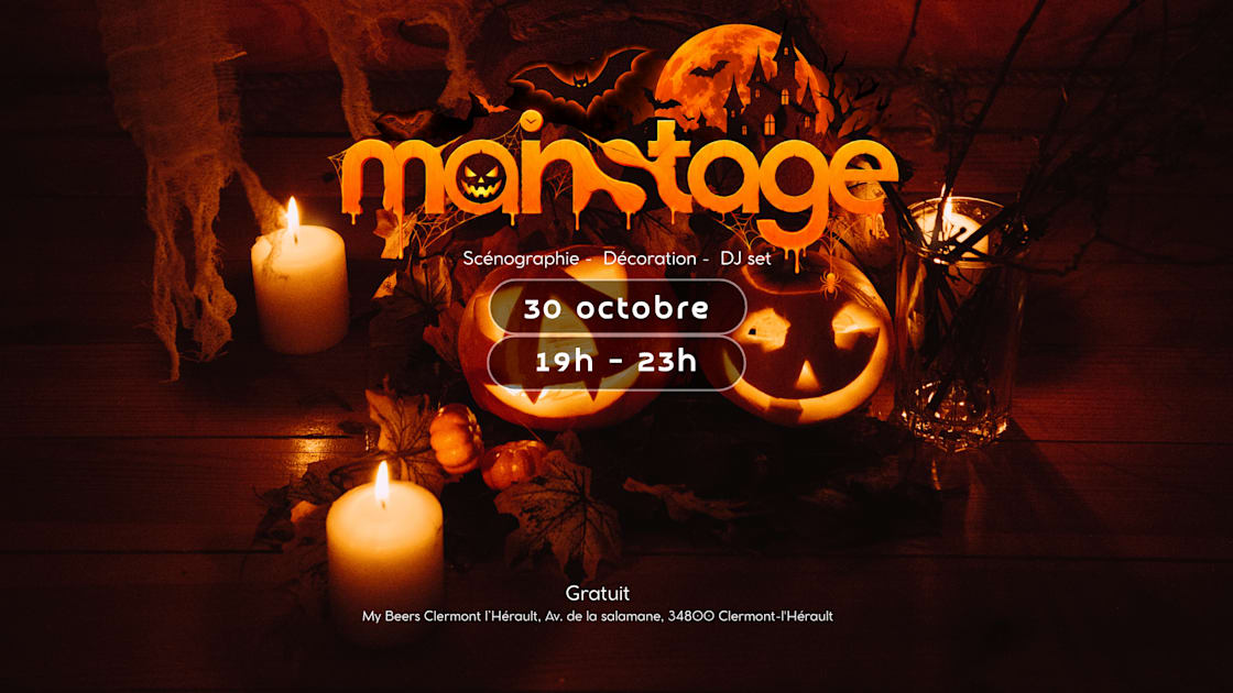 Affiche Halloween Au My Beers, Clermont-L'hérault · Billets Shotgun
