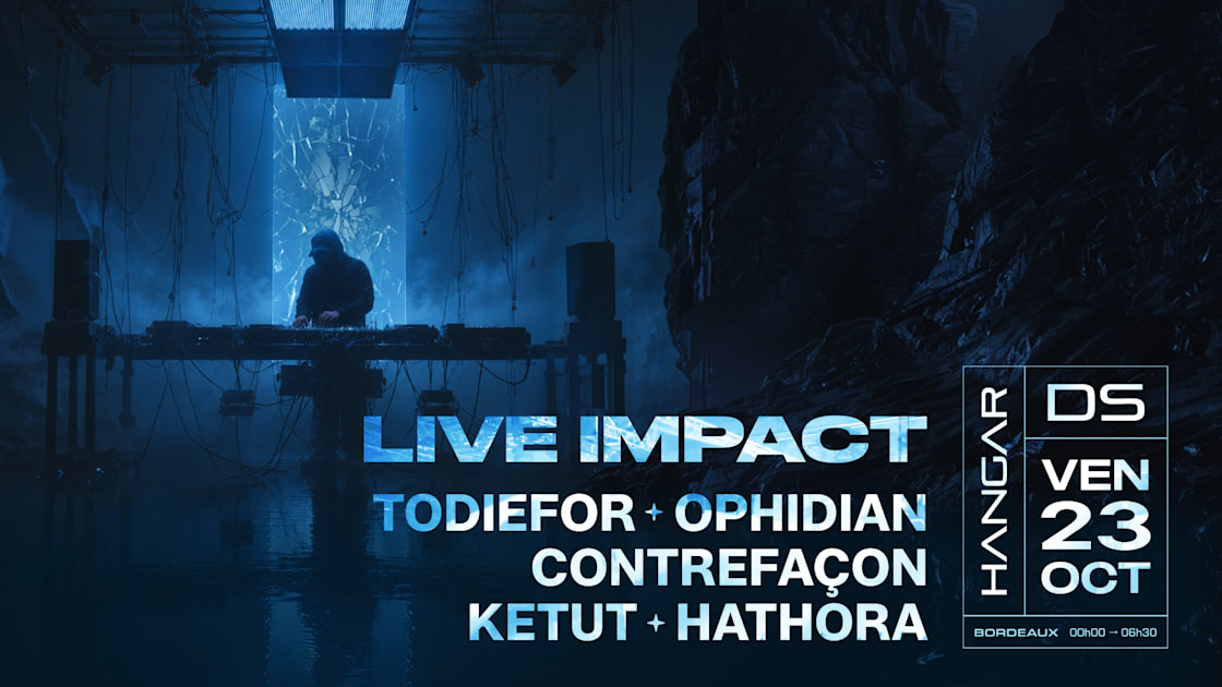 Affiche Live Impact // Todiefor - Ophidian - Contrefaçon - Ketut, Bordeaux · Billets Shotgun