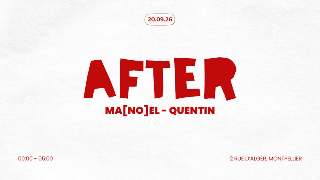 Affiche Boum Boum : After (Entrée Gratuite), Montpellier · Billets Shotgun
