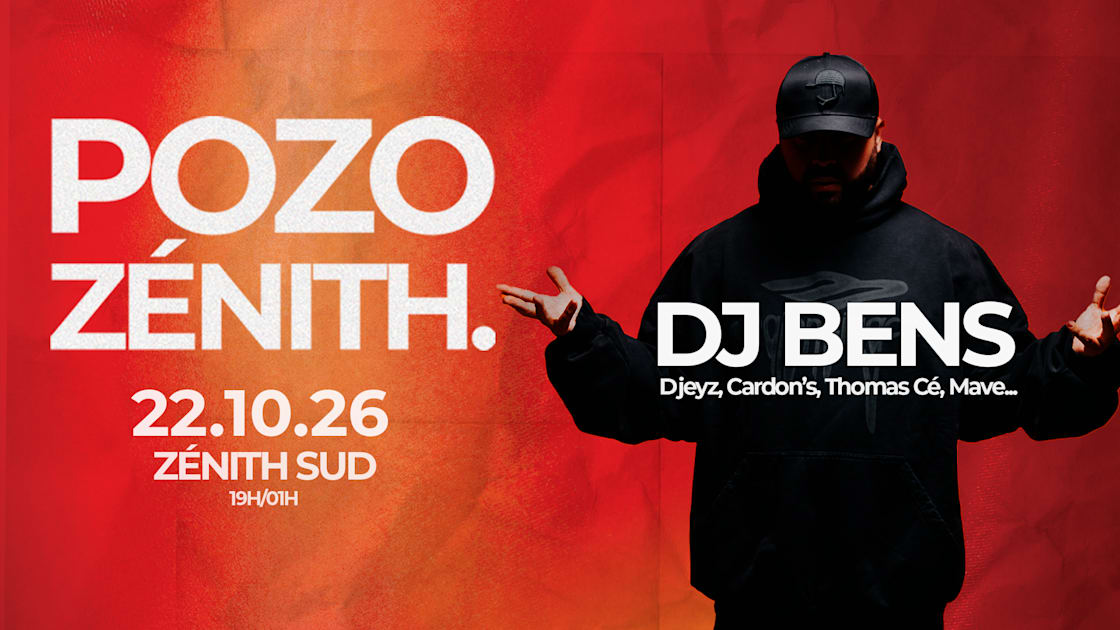 Affiche Pozo Zenith, Montpellier · Billets Shotgun