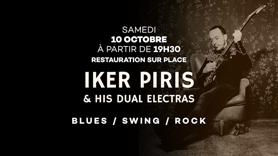 Affiche Iker Piris Organ &amp; His Dual Electras - Rock, Swing Et Blues, Biarritz · Billets Shotgun