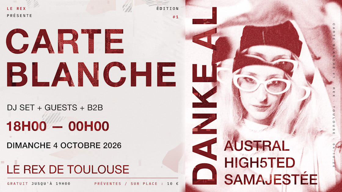 Affiche Dimanche Carte Blanche : Danke Al, Toulouse · Billets Shotgun