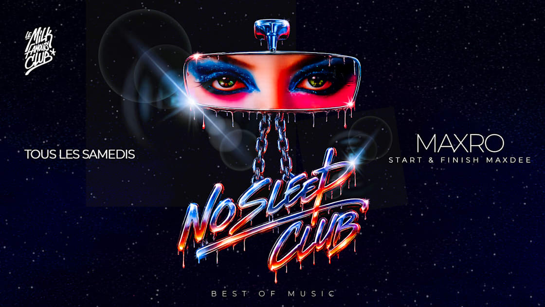 Affiche Samedi 12 Sept - No Sleep Club W/ Maxro, Saint-Jean-De-Védas · Billets Shotgun