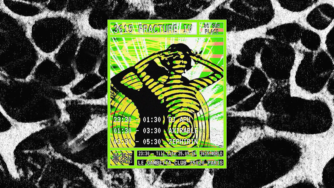 Affiche 3615_Fracture IV, Paris · Billets Shotgun