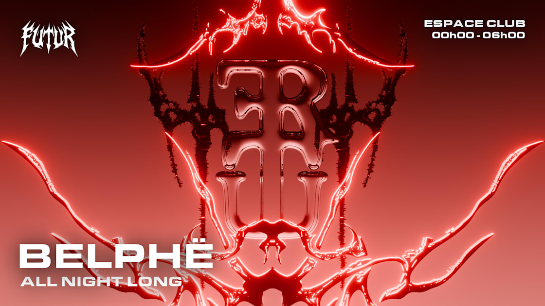 Affiche Futur - Belphë All Night Long, Rennes · Billets Shotgun