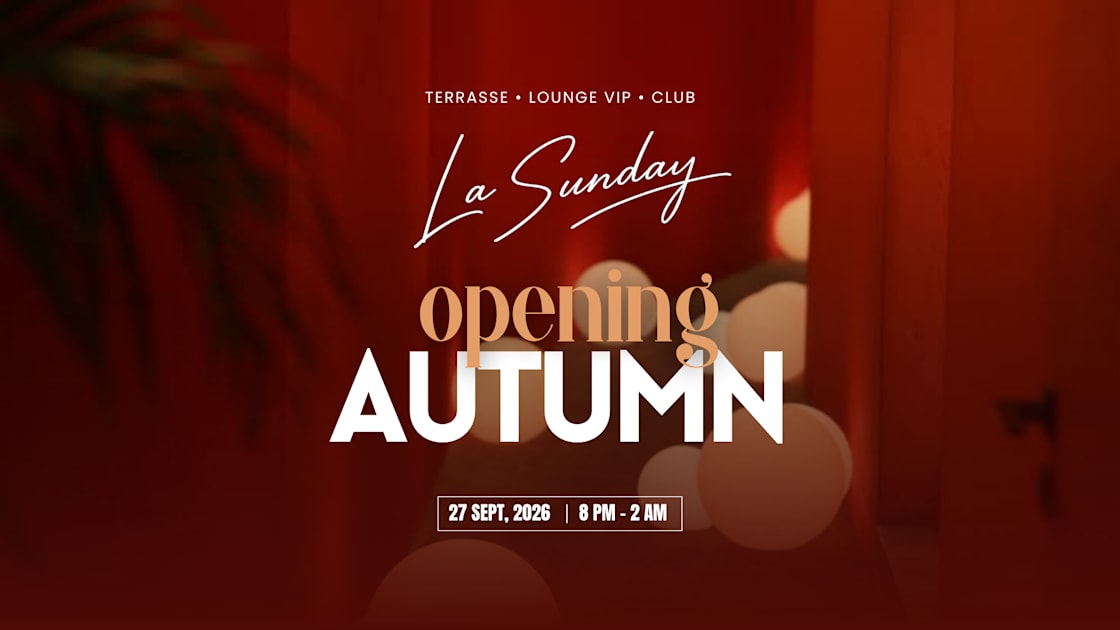 Affiche La Sunday — Opening Autumn 🍂, Champigny-Sur-Marne · Billets Shotgun