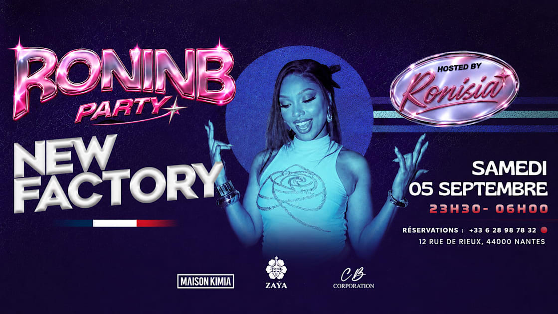 Affiche Roninb Party Nantes, Nantes · Billets Shotgun