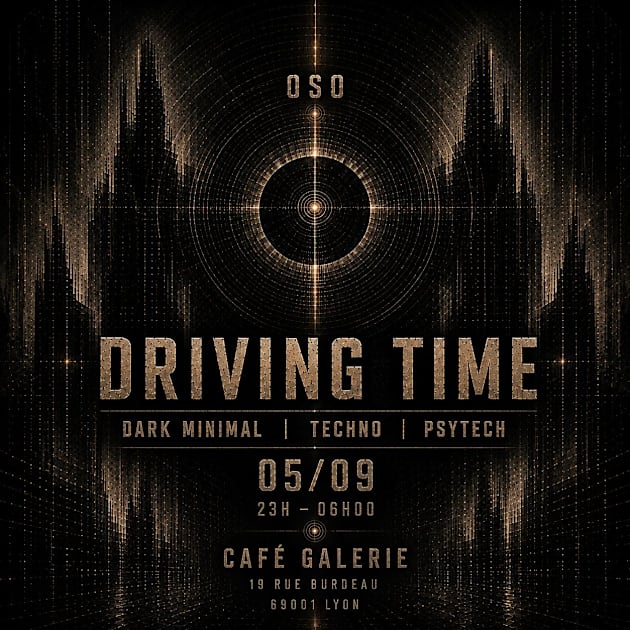 Affiche Driving Time, Lyon · Billets Shotgun