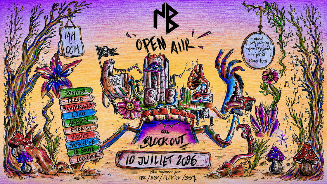 Open Air Noir & Blanc // Block Out