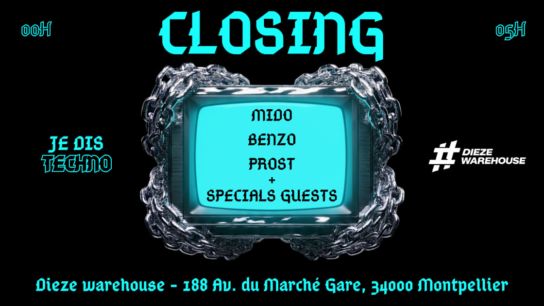 Prost - Soirée techno le jeu 28 mai à DIEZE WAREHOUSE