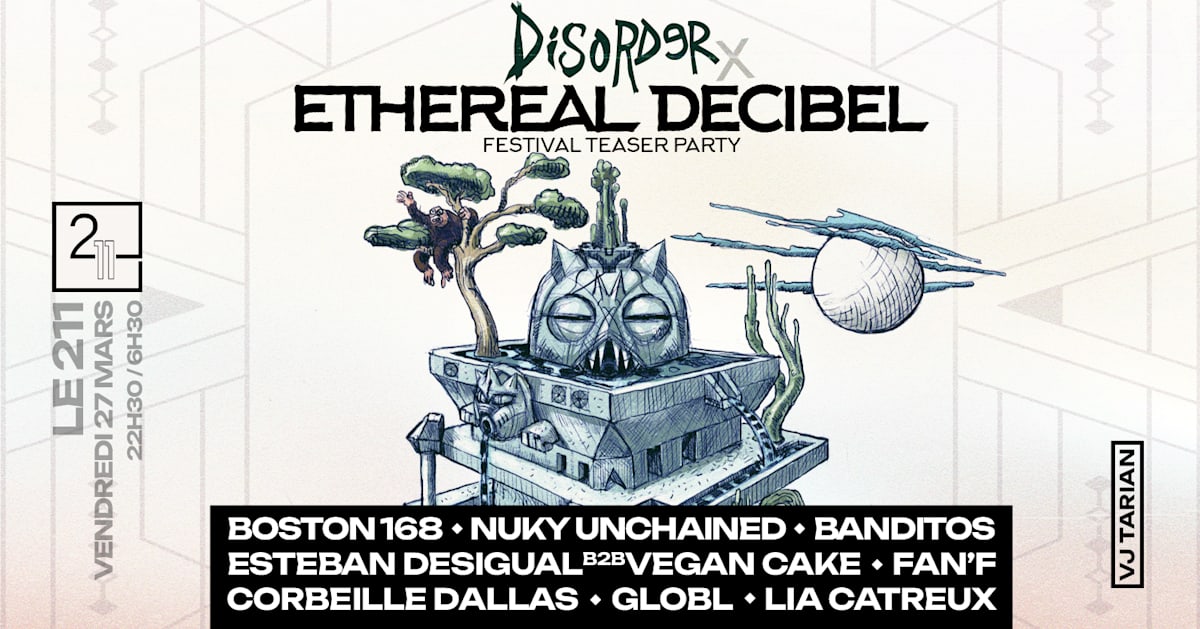 Ethereal Decibel Company - Soirée techno le ven 27 mars à 211