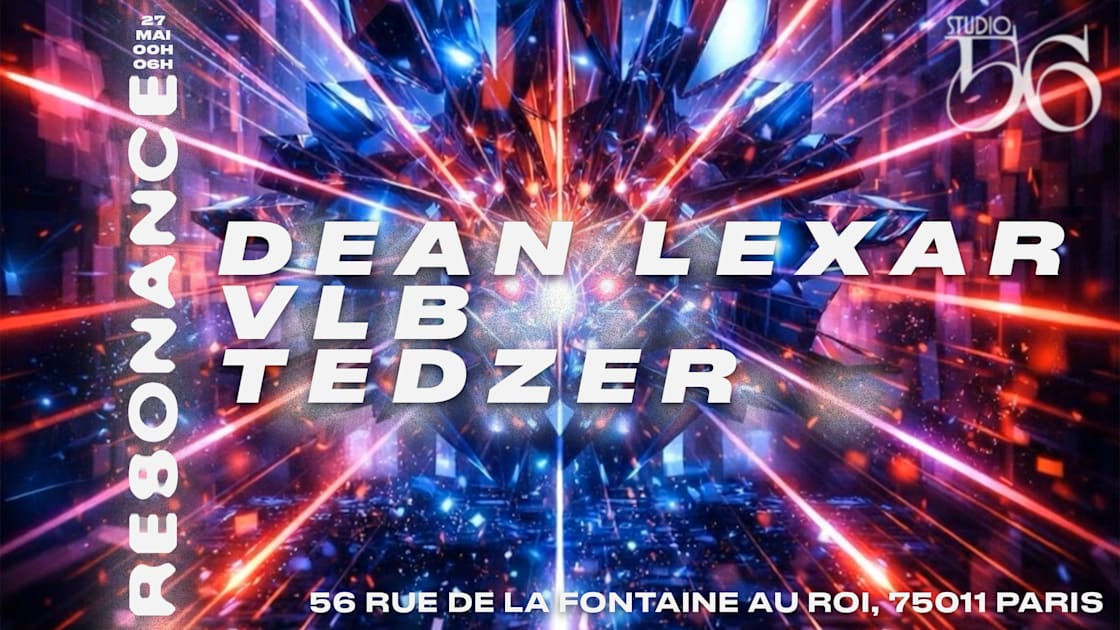 Tedzer_music - Soirée techno le mer 27 mai à STUDIO 56 PARIS