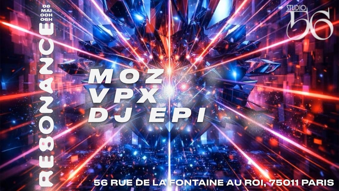 Dj Épicurien - Soirée techno le mer 6 mai à STUDIO 56 PARIS