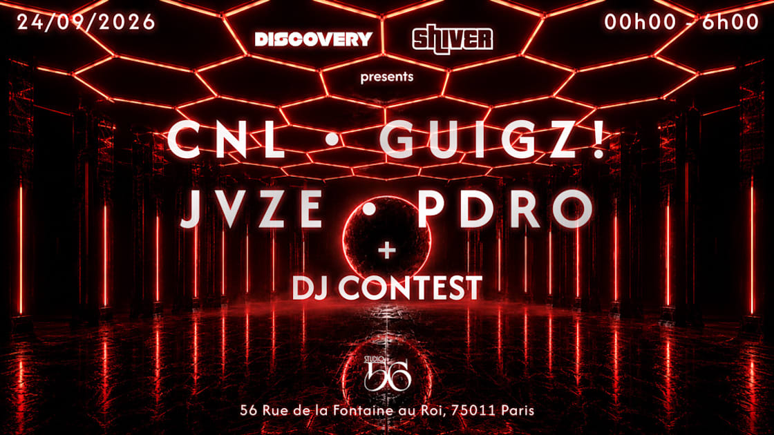 Affiche Discovery Présente : Shiver - Bass Music Night, Paris · Billets Shotgun