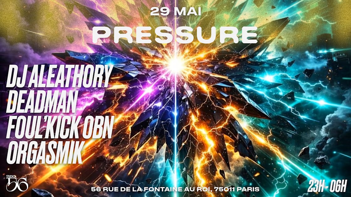 Aleathory - Soirée techno le ven 29 mai à STUDIO 56 PARIS