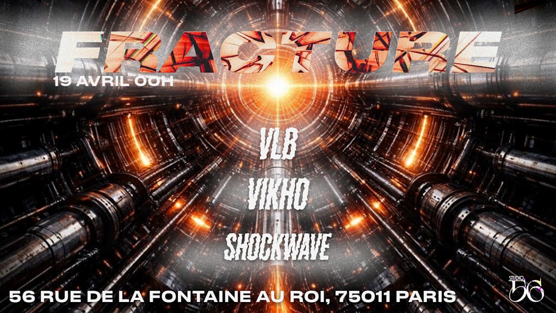 Shockwave / Sandwave  - Soirée techno le dim 19 avr. à STUDIO 56 PARIS