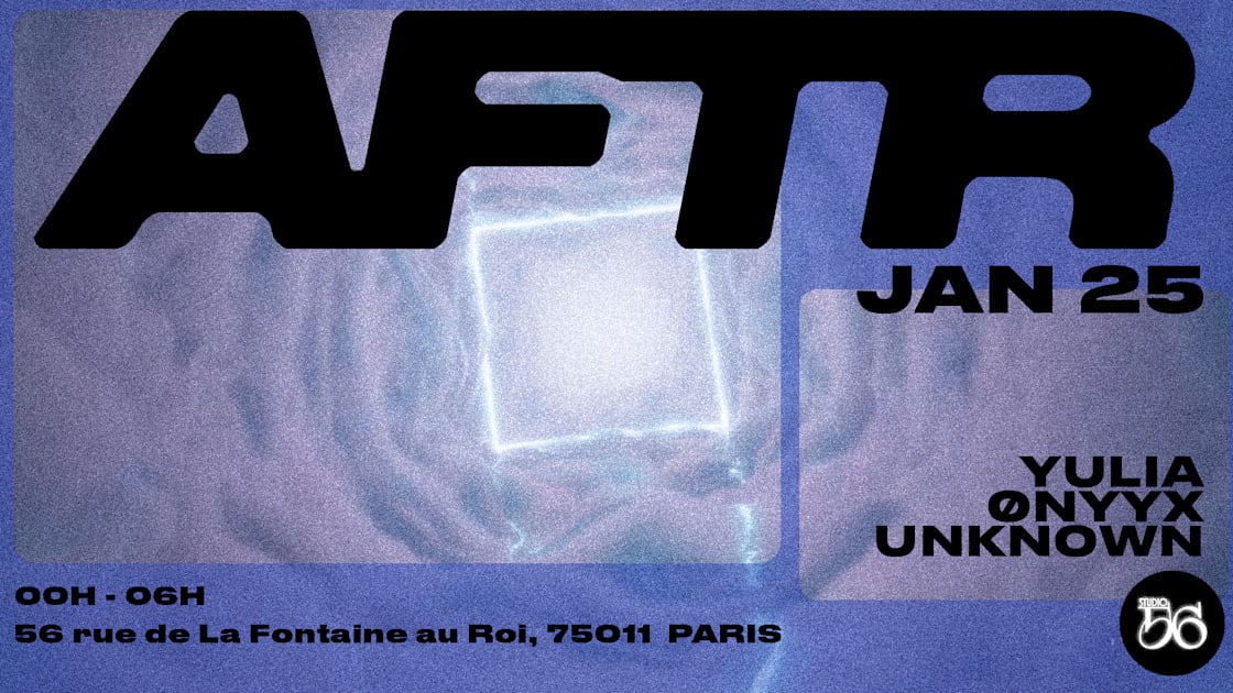 Flyer Aftr W/ Yulia , Onyyx , Unknown