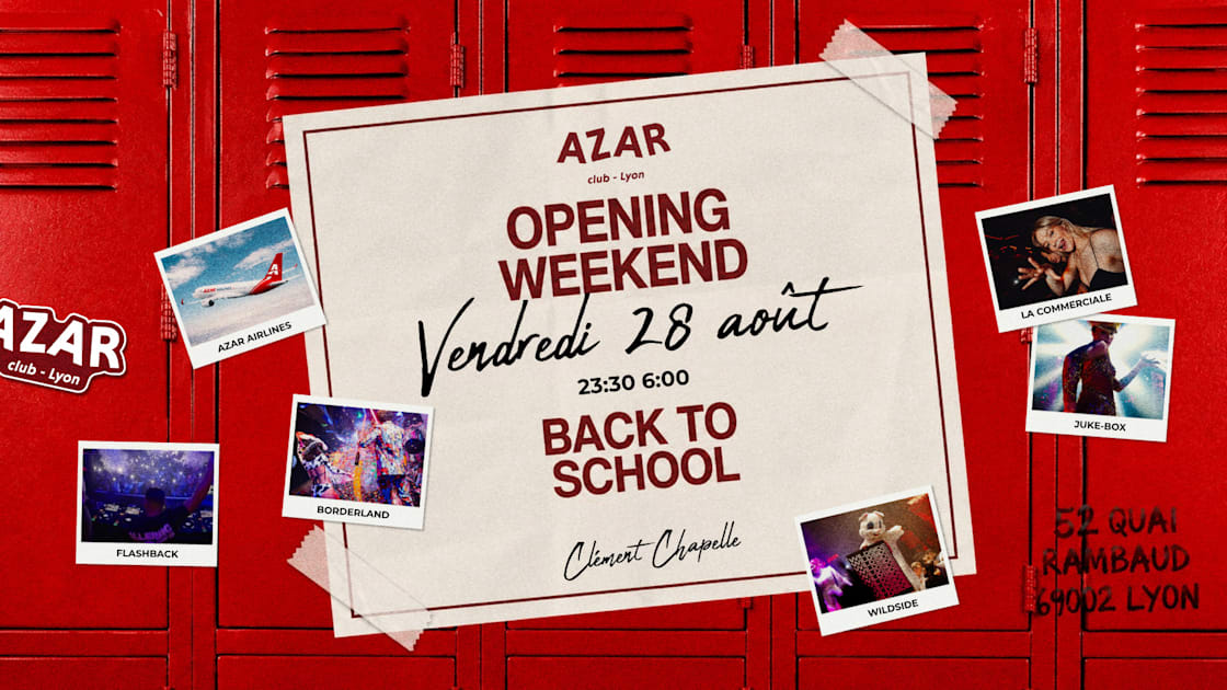 Back To School - Ven 28 Août