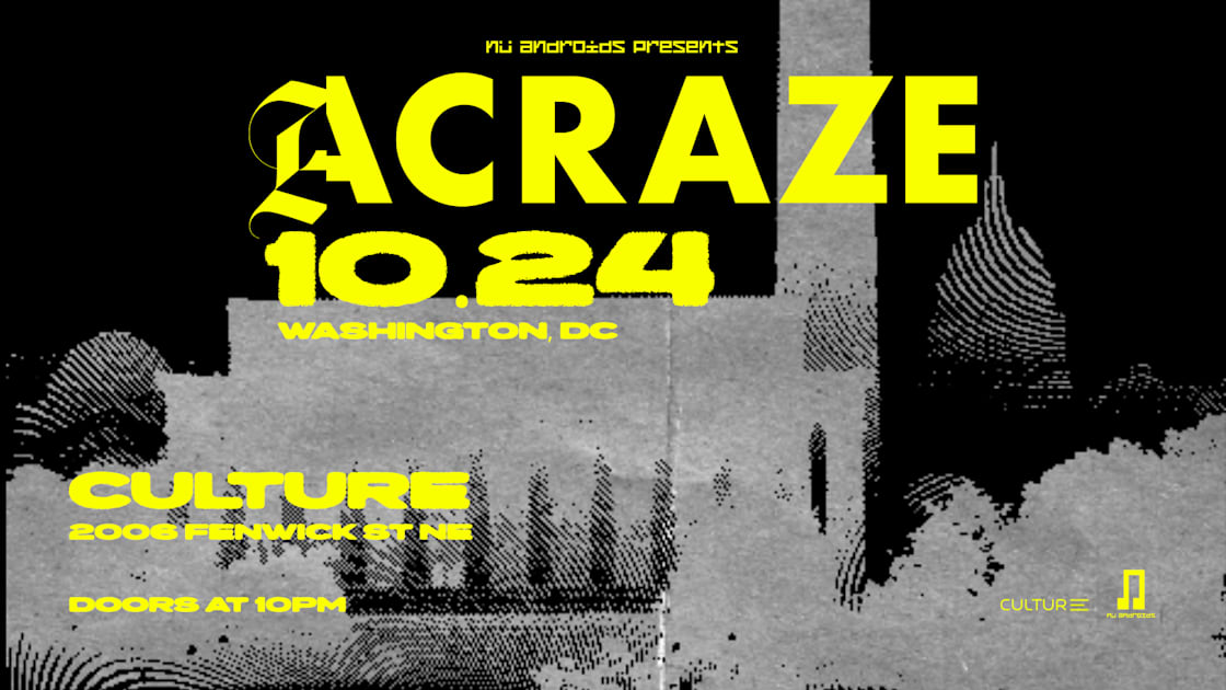 洋楽 Nubian presents 2006 Standouts Nü Androids Presents: Acraze, Washington · Ingressos Shotgun