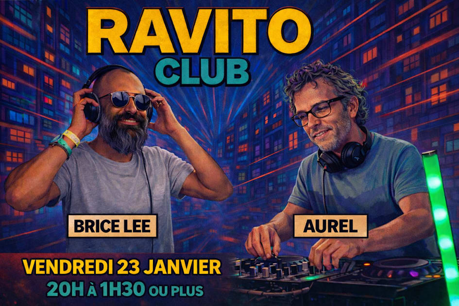 Flyer Ravito Club Invite Brice Lee X Aurel