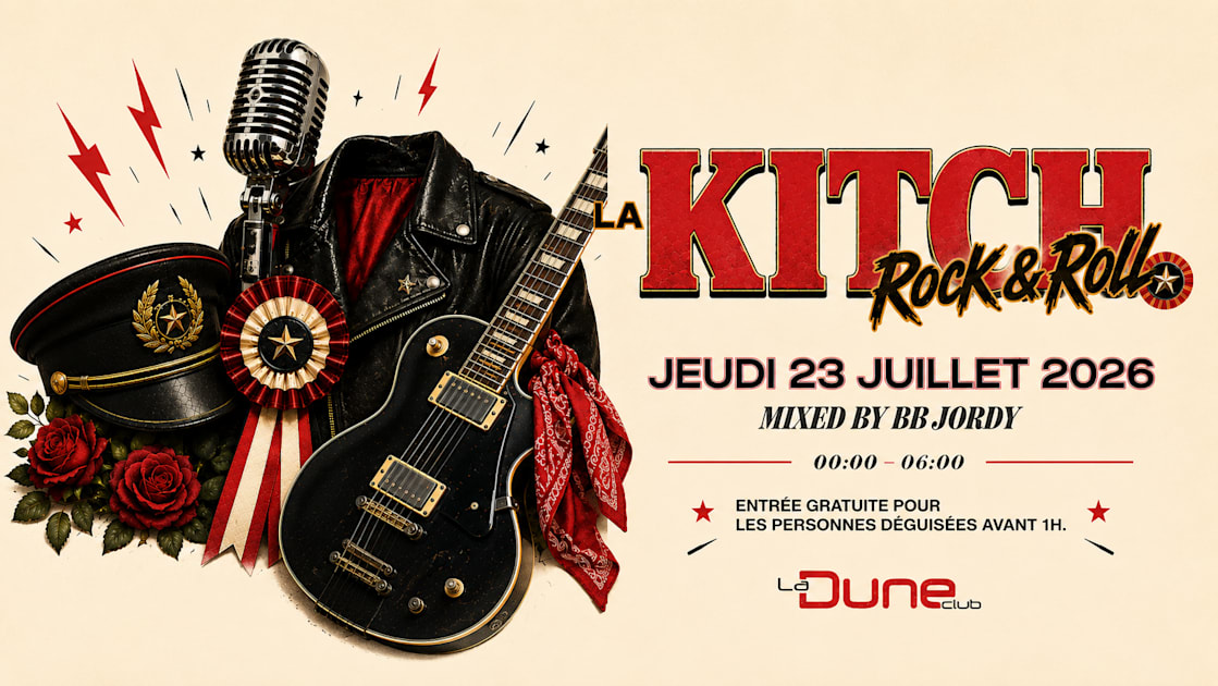 La Kitch Rock & Roll - Jeudi 23 Juillet