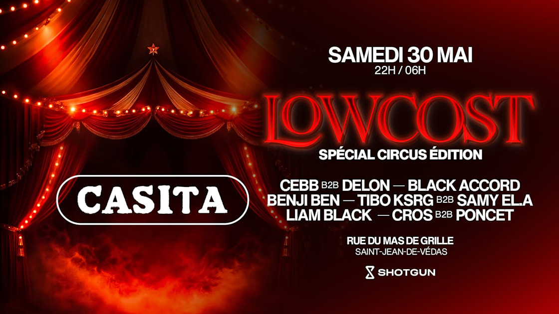 CROS - Soirée techno le sam 30 mai à CLUB CASITA