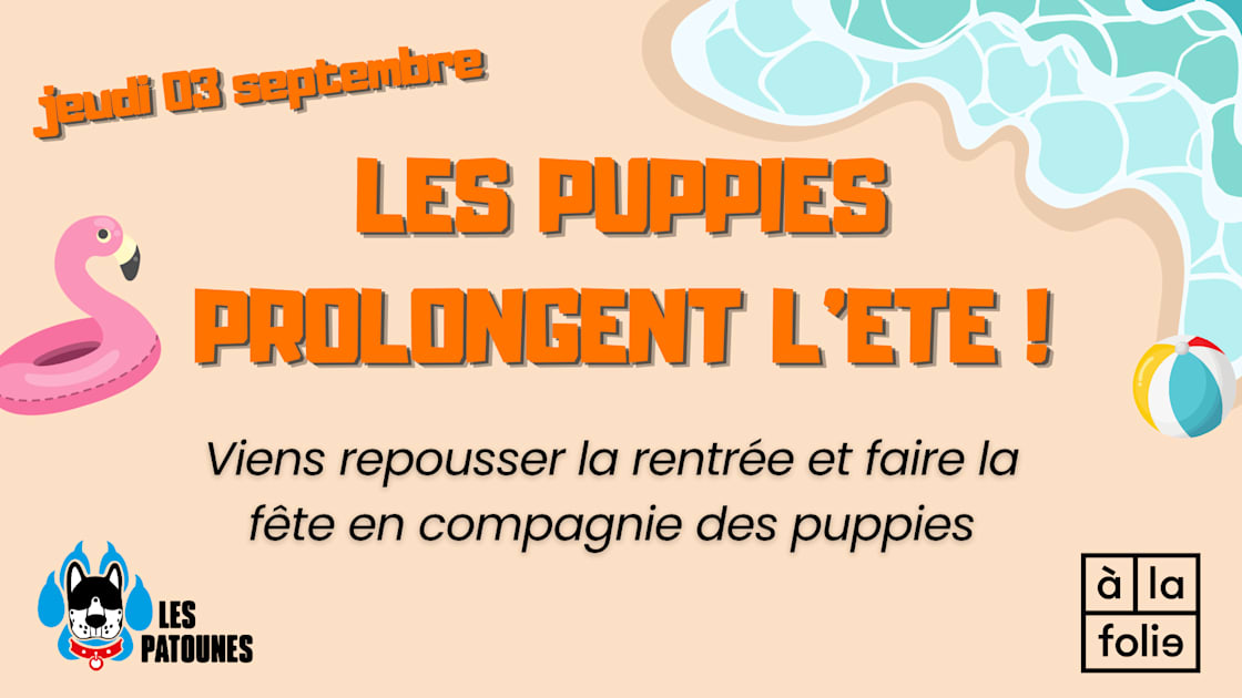 Affiche Les Puppies Prolongent L’Été, Paris · Billets Shotgun
