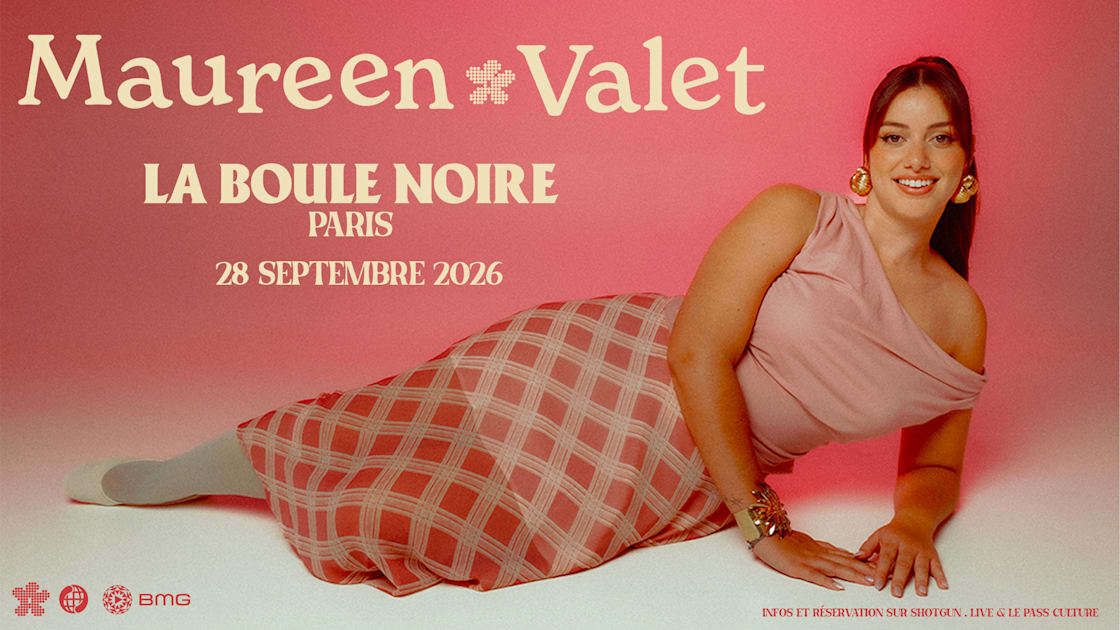 Affiche Maureen Valet @La Boule Noire, Paris · Billets Shotgun