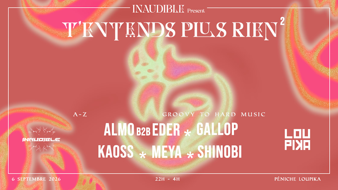 Affiche Inaudible: T'entends Plus Rien 2, Lyon · Billets Shotgun