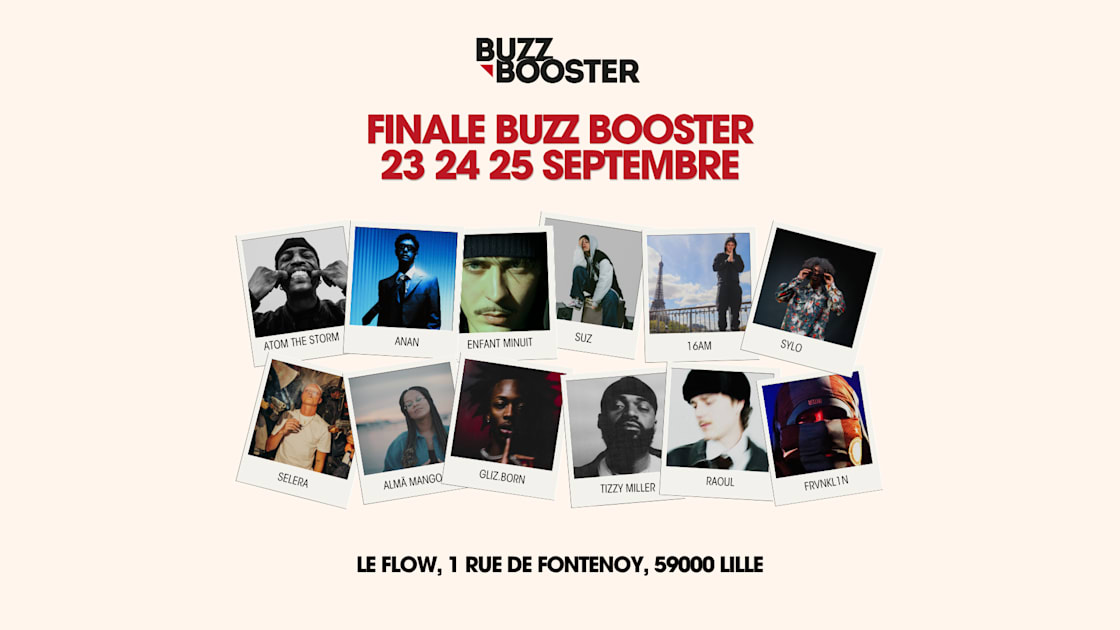 Affiche Finale Nationale Buzz Booster 2026, Lille · Billets Shotgun