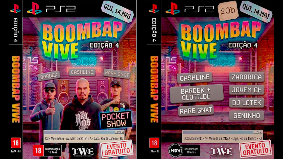 Boombap Vive 4, Lapa · Ingressos Shotgun