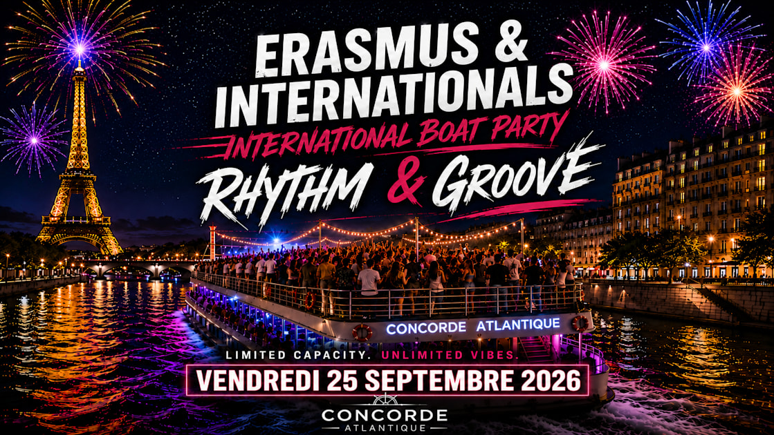 Affiche International Boat Party - Rhythm &amp; Groove, Paris · Billets Shotgun