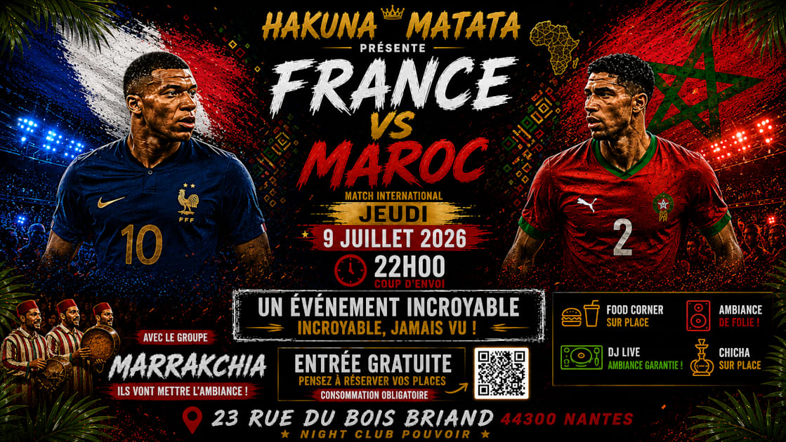 Hakuna Matata – Fan Zone Afrique | France Vs Maroc