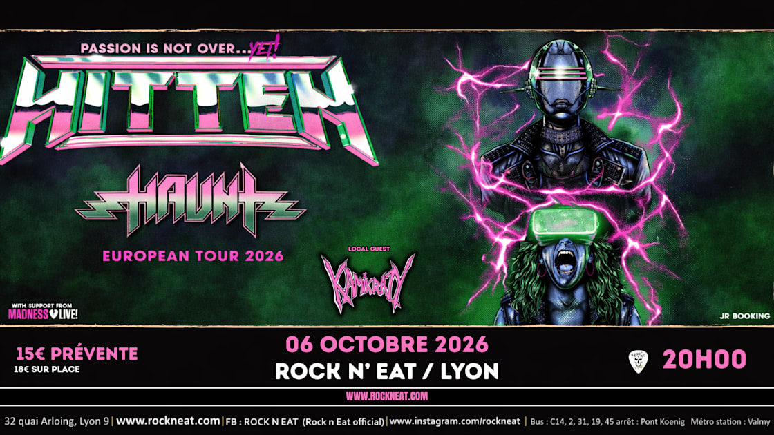 Affiche Hitten + Haunt, Lyon · Billets Shotgun