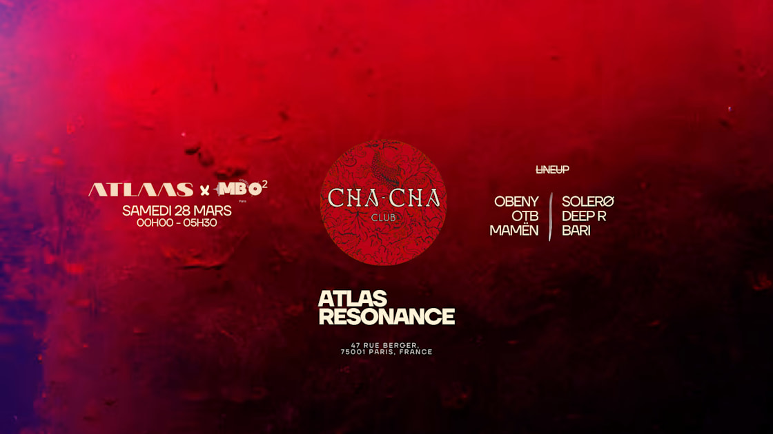 DeepR - redabenali - Soirée techno le sam 28 mars à Cha-Cha Club