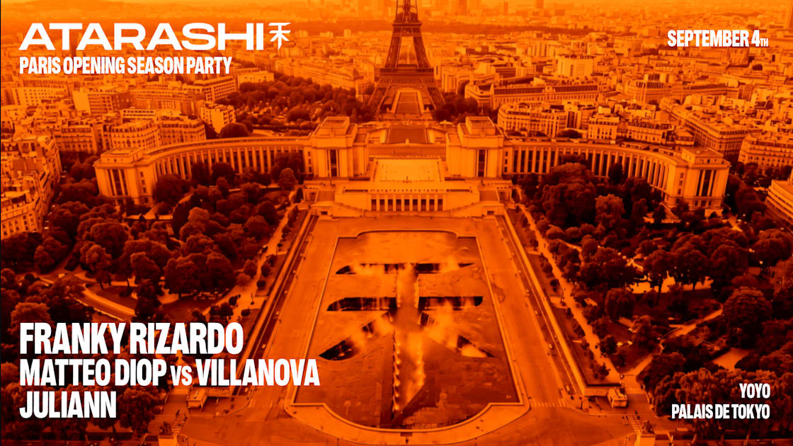 Affiche Atarashi Paris: Franky Rizardo, Matteo Diop &amp; More, Paris · Billets Shotgun