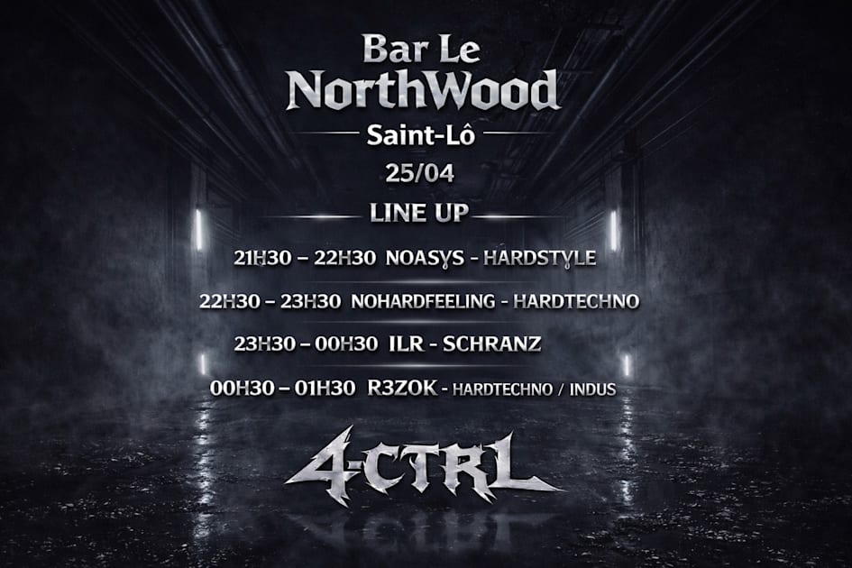 NOHARDFEELING - Soirée techno le sam 25 avr. à Le NorthWood