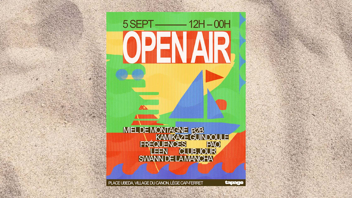Affiche Open Air Tapage @Lège Cap-Ferret, Lège-Cap-Ferret · Billets Shotgun