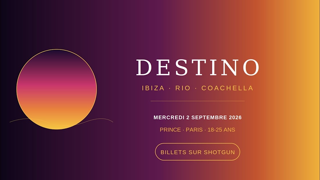 Affiche Destino, Paris · Billets Shotgun