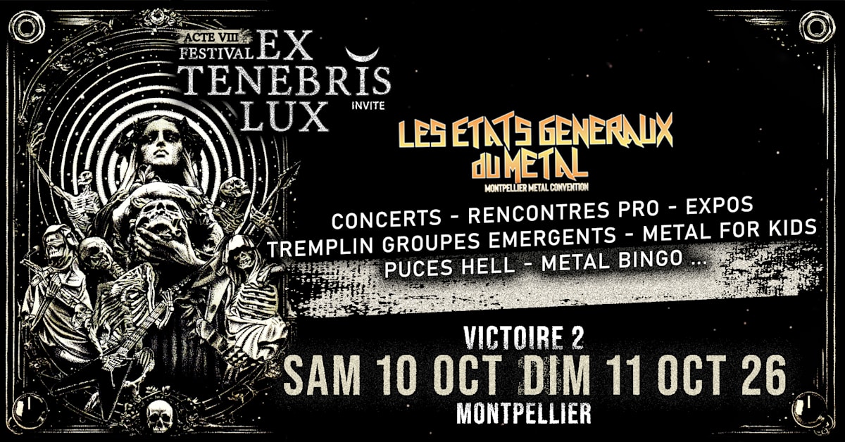 Affiche Les Etats Generaux Du Metal#4, Saint-Jean-De-Védas · Billets Shotgun